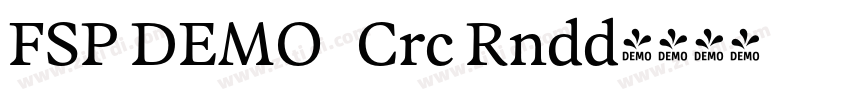 FSP DEMO   Crc Rndd字体转换